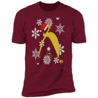 Thumbnail for BIG STEPPIN GLYPHIC SANTA - NL3600 Premium Short Sleeve T-Shirt - 3 COLORS -