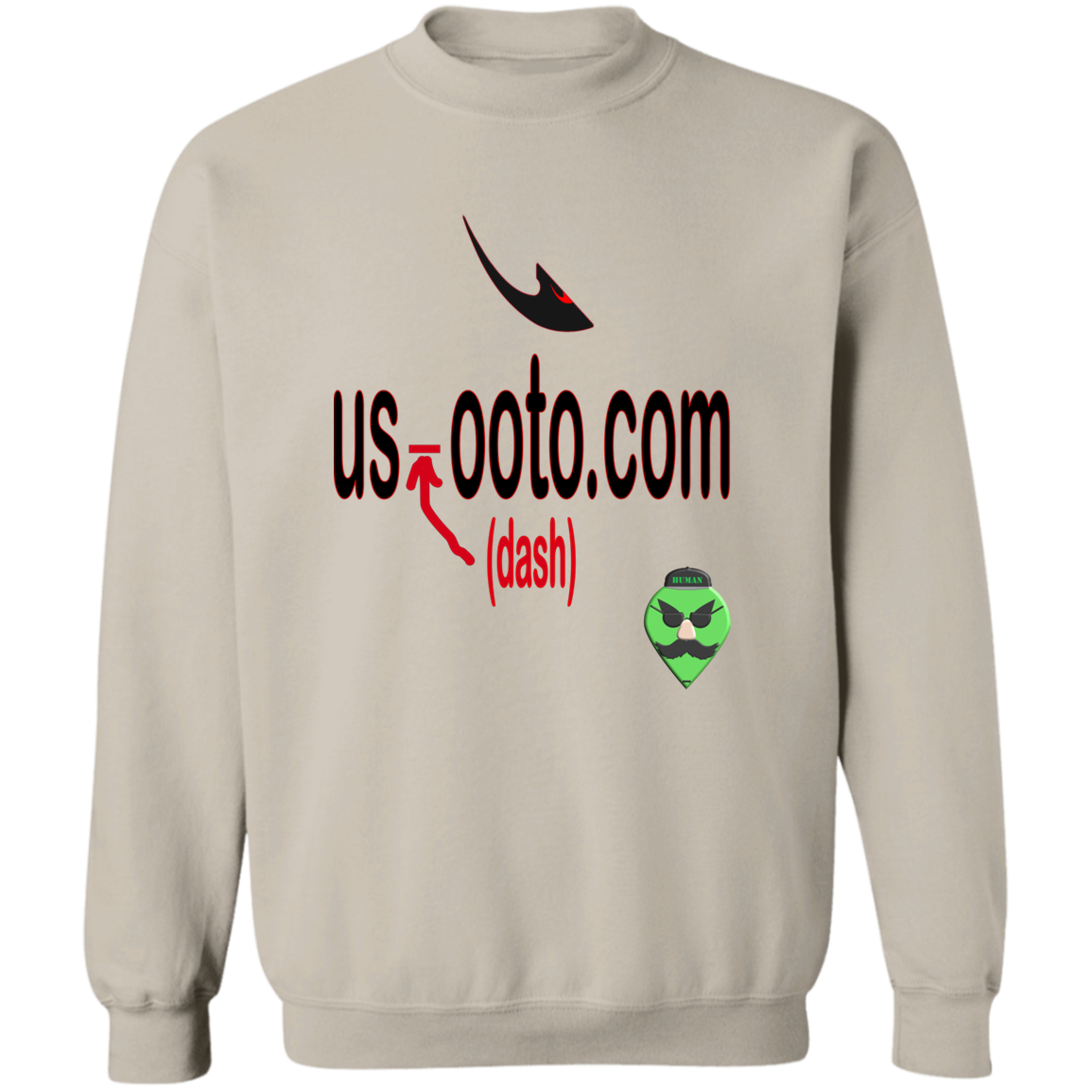 WEBSITE - us-ooto.com WITH AL - G180 Crewneck Pullover Sweatshirt - 9 COLORS -