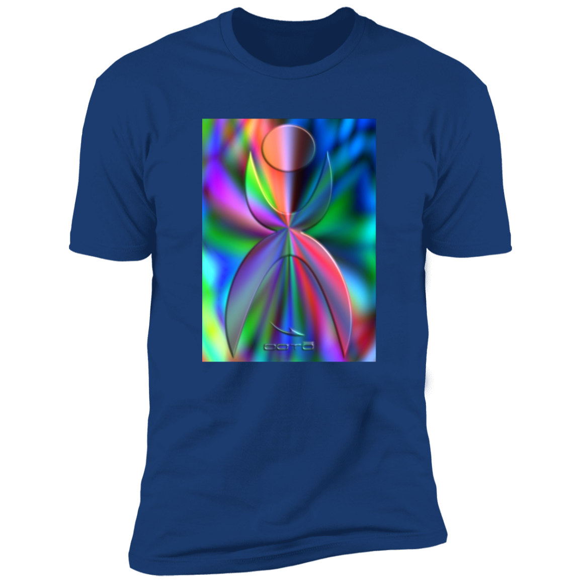 GLYPHIC EN GLASS PRISMATIC - NL3600 Premium Short Sleeve T-Shirt - 8 COLORS -