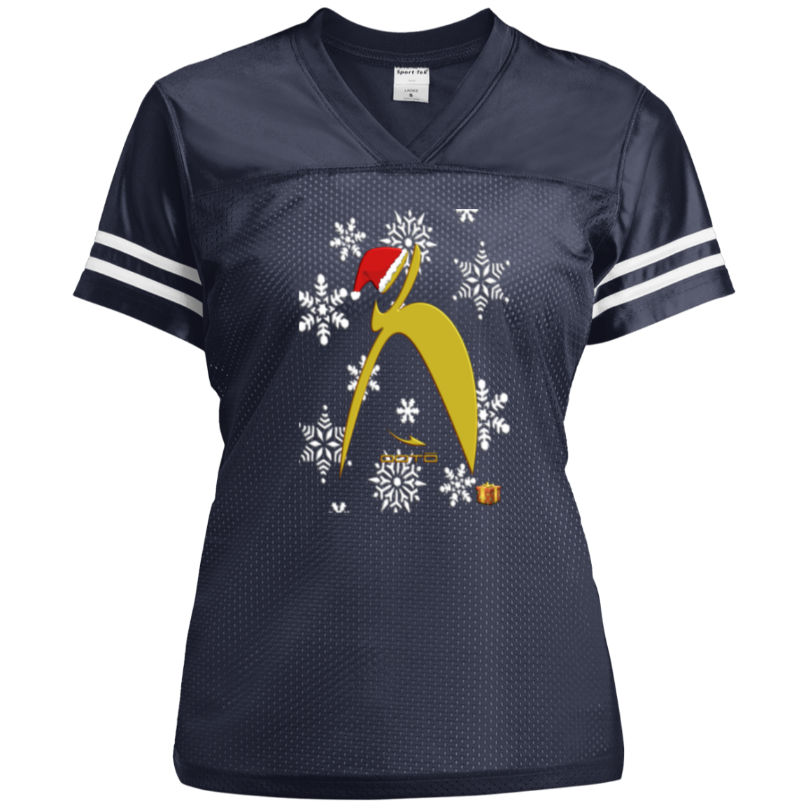 BIG STEPPIN GLYPHIC SANTA - LST307 Ladies' Replica Jersey - 4 COLORS -