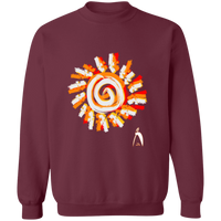 Thumbnail for OOTO - PAINTED SUN WITH BIG STEPPIN GLYPHIC - G180 Crewneck Pullover Sweatshirt - 10 COLORS -