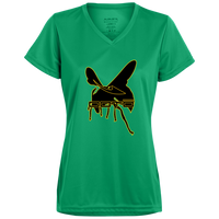 Thumbnail for DASH AND HORNET BLACK - 1790 Ladies’ Moisture-Wicking V-Neck Tee - 7 COLORS -