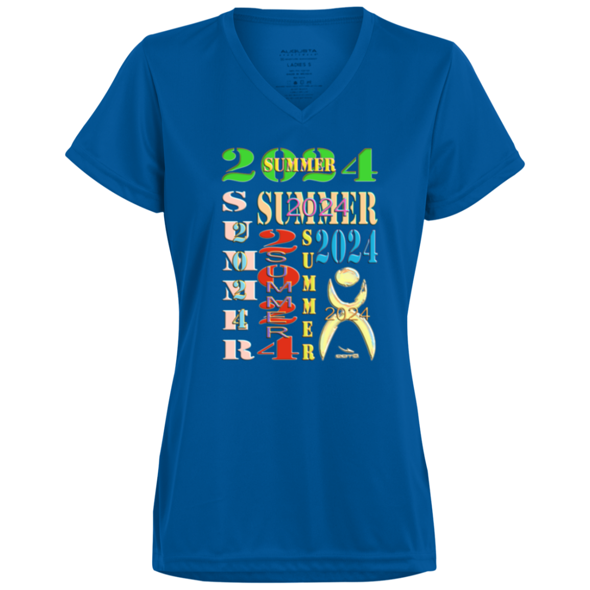 MO JUNE, JULY 2024 - 1790 Ladies’ Moisture-Wicking V-Neck Tee - 4 COLORS -