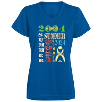 Thumbnail for MO JUNE, JULY 2024 - 1790 Ladies’ Moisture-Wicking V-Neck Tee - 4 COLORS -