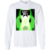 Thumbnail for OOTO - AL IN STAR WARS? AL BEAM DOWN - G540B Youth LS T-Shirt - 3 COLORS -