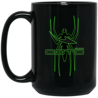 Thumbnail for OOTO - DASH AND SPIDER 1 - BM15OZ 15 oz. Black Mug - 1 COLOR -