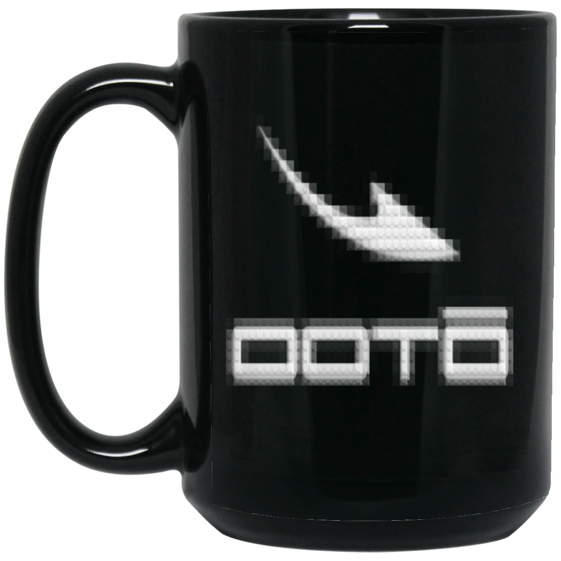 OOTO - BUILDING BLOCK - BM15OZ 15 oz. Black Mug - 1 COLOR -