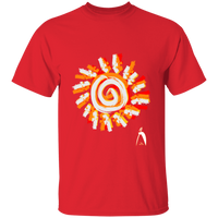 Thumbnail for OOTO - PAINTED SUN WITH BIG STEPPIN GLYPHIC - G500B Youth 5.3 oz 100% Cotton T-Shirt - 14 COLORS -