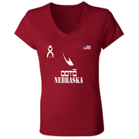 Thumbnail for OOTO - NEBRASKA - B6005 Ladies' Jersey V-Neck T-Shirt - 6 COLORS -