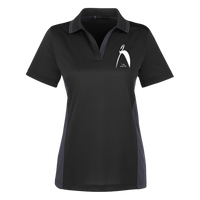 Thumbnail for OOTO - BIG STEPPIN GLYPHIC - SM M386W Harriton Womens Colorblock Polo - 4 COLORS -