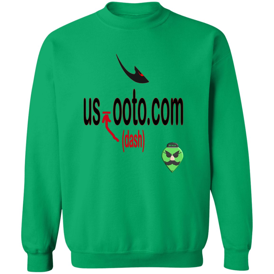 WEBSITE - us-ooto.com WITH AL - G180 Crewneck Pullover Sweatshirt - 9 COLORS -