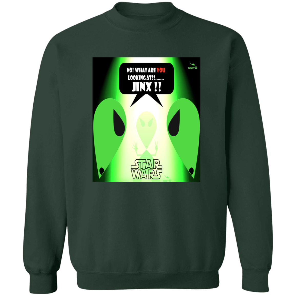 OOTO - AL IN STAR WARS? AL BEAM DOWN - G180 Crewneck Pullover Sweatshirt - 6 COLORS -