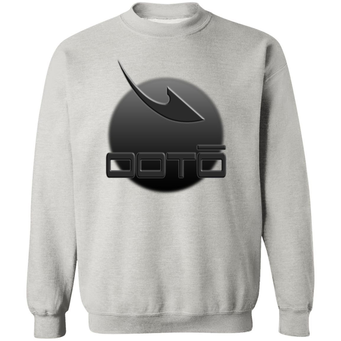 OOTO - DASH EN BLACK DARK MOON -  G180 Crewneck Pullover Sweatshirt - 13 COLORS -