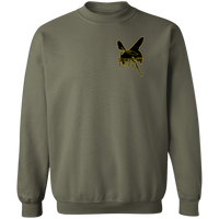 Thumbnail for OOTO - DASH AND HORNET BLACK G180 Crewneck Pullover Sweatshirt - 7 COLORS -