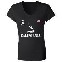 Thumbnail for OOTO - CALIFORNIA - B6005 Ladies' Jersey V-Neck T-Shirt - 6 COLORS -