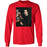 Thumbnail for SOFONISBA ANGUISSOLA - SELF PORTRAIT AT THE EASEL - ca.1556-1565 - LANCUT CASTLE / POLAND - G240 LS Ultra Cotton T-Shirt - 7 COLORS -