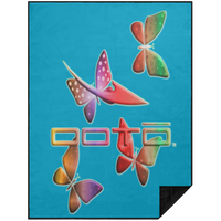 Thumbnail for DASH AND BUTTERFLIES EN MULTI COLOR PBL Premium Picnic Blanket 60x80 - 8 COLORS -