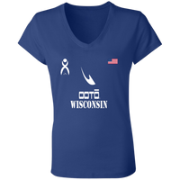 Thumbnail for OOTO - WISCONSIN - B6005 Ladies' Jersey V-Neck T-Shirt - 6 COLORS -