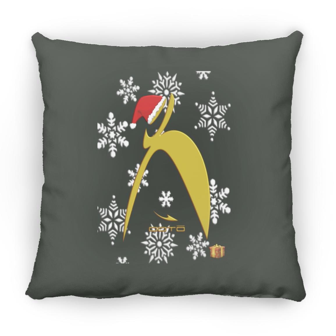 OOTO - BIG STEPPIN GLYPHIC SANTA - ZP18 Large Square Pillow - 4 COLORS -