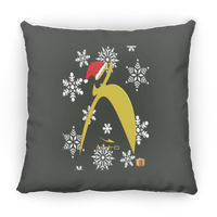 Thumbnail for OOTO - BIG STEPPIN GLYPHIC SANTA - ZP18 Large Square Pillow - 4 COLORS -