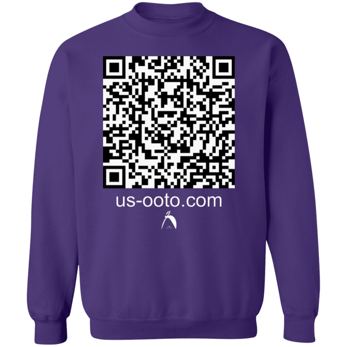 OOTO - QR CODE - us-ooto.com - G180 Crewneck Pullover Sweatshirt - 10 COLORS -