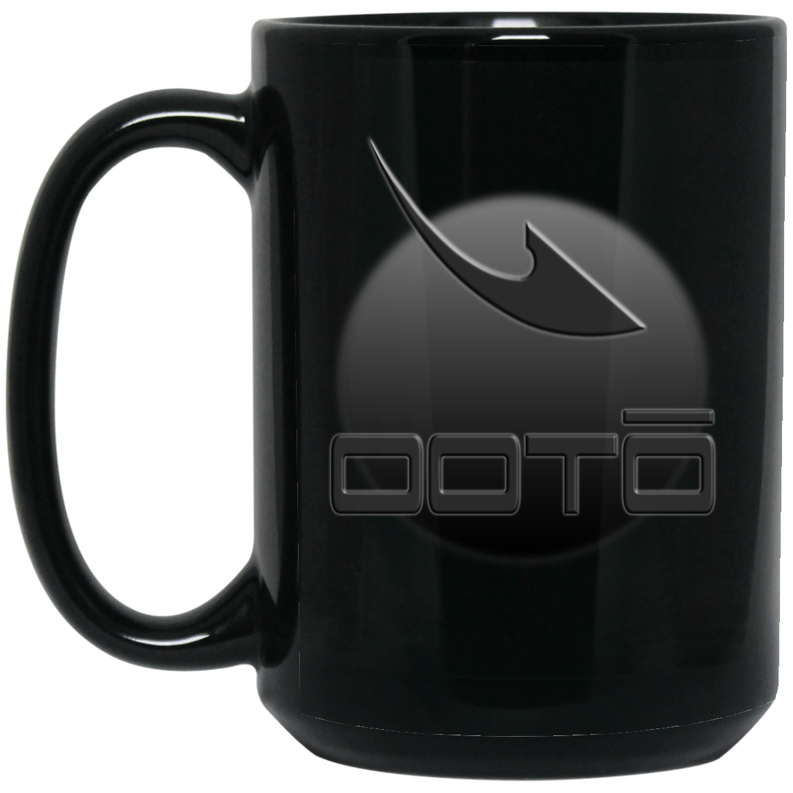 OOTO - DASH EN BLACK DARK MOON -  BM15OZ 15 oz. Black Mug - 1 COLOR -