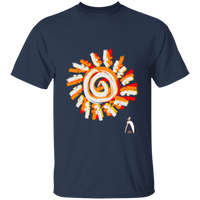 Thumbnail for OOTO - PAINTED SUN WITH BIG STEPPIN GLYPHIC - G500B Youth 5.3 oz 100% Cotton T-Shirt - 14 COLORS -