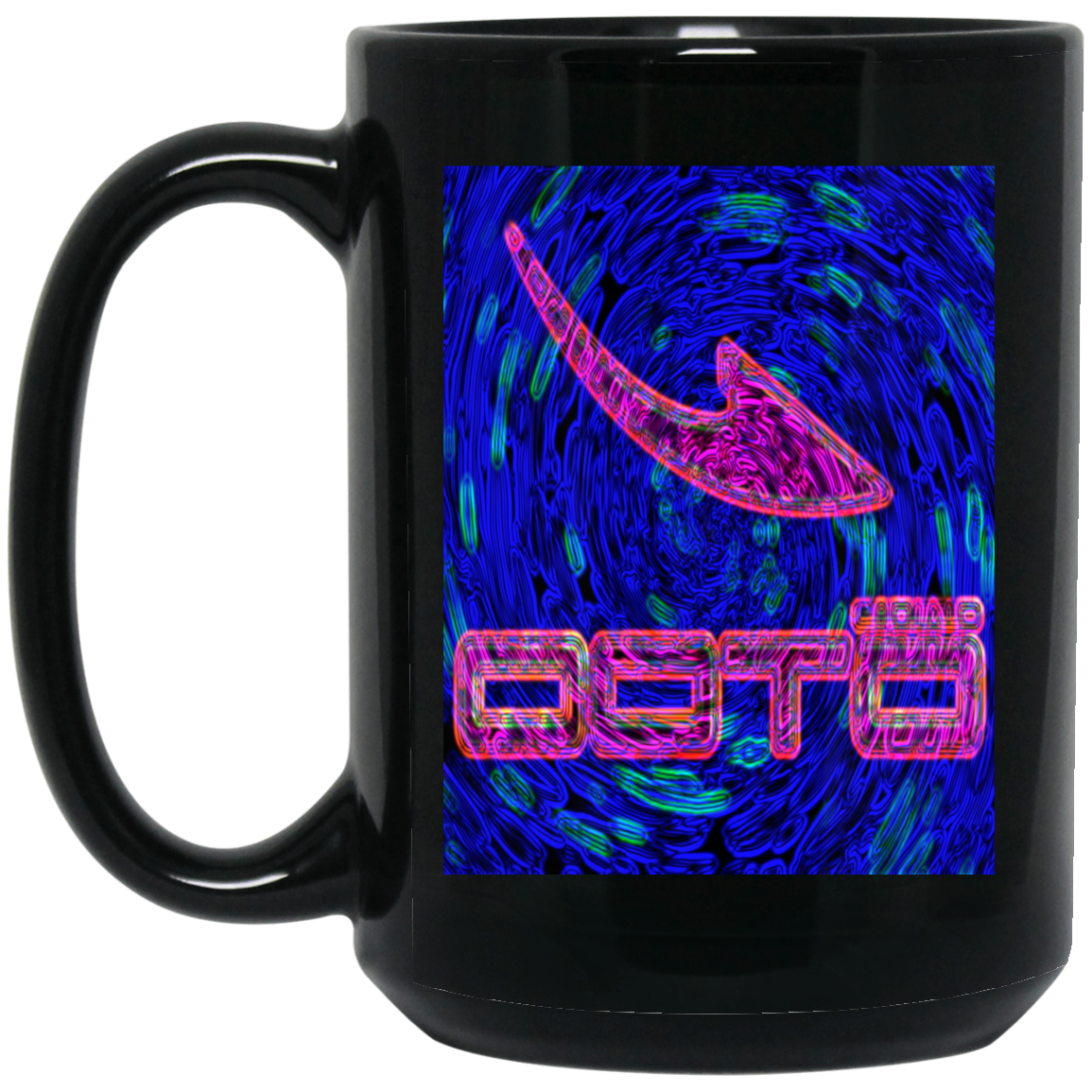 OOTO - DIMENSIONAL DASH - 2 BM15OZ 15 oz. Black Mug - 1 COLOR -