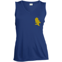 Thumbnail for DASH AND EAGLE - LST352 Ladies' Sleeveless V-Neck Performance Tee - 3 COLORS -