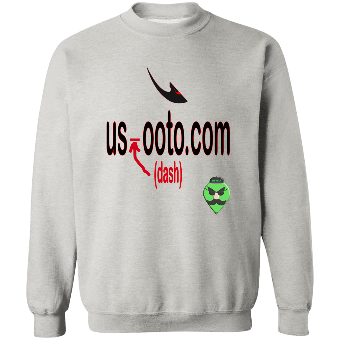 WEBSITE - us-ooto.com WITH AL - G180 Crewneck Pullover Sweatshirt - 9 COLORS -