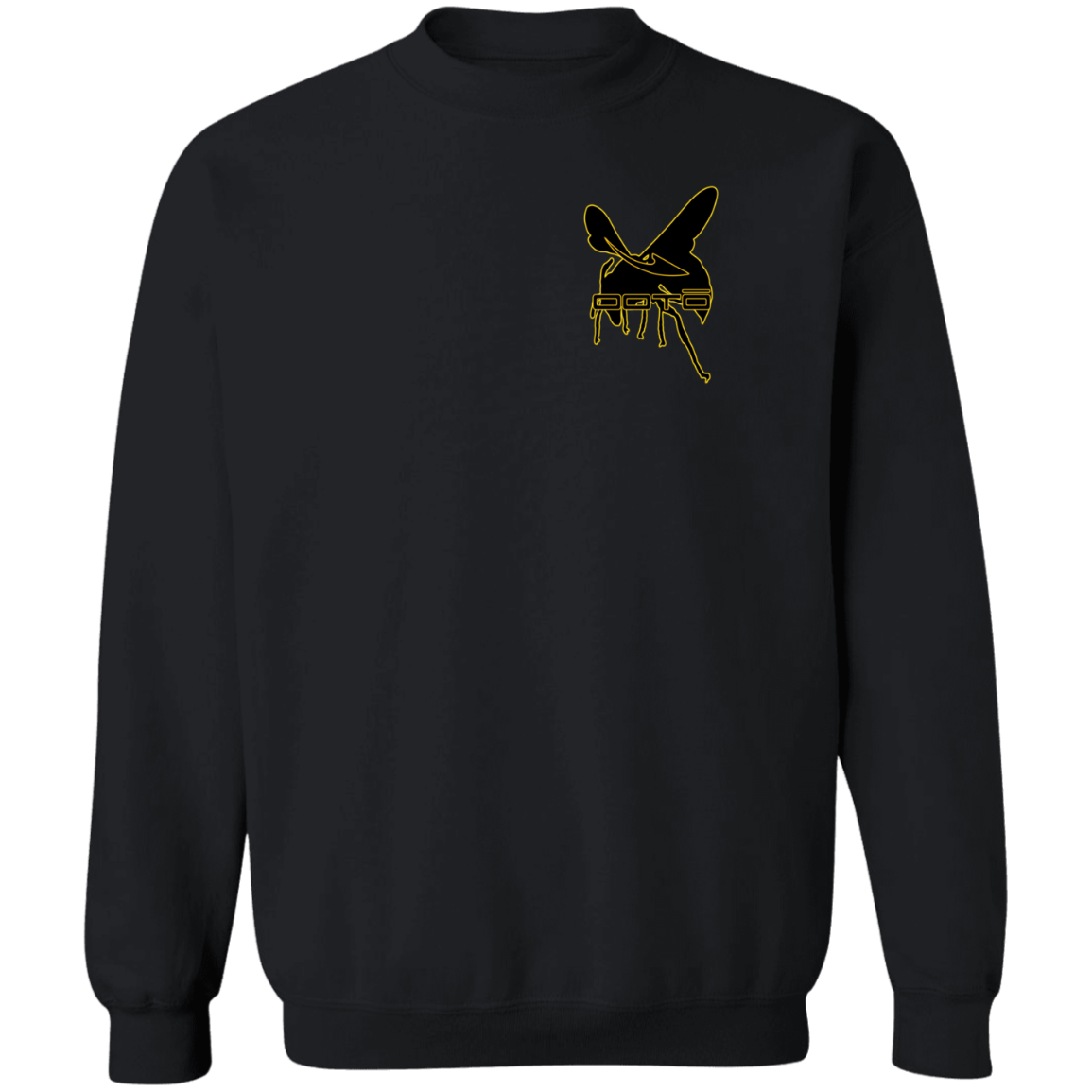 OOTO - DASH AND HORNET BLACK G180 Crewneck Pullover Sweatshirt - 7 COLORS -