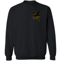 Thumbnail for OOTO - DASH AND HORNET BLACK G180 Crewneck Pullover Sweatshirt - 7 COLORS -