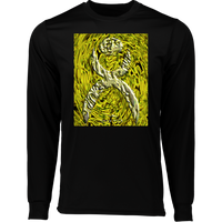 Thumbnail for GLYPHIC EN YELLOWED MESS HALTED PHASE X 2 - W YMB 788 Long Sleeve Moisture-Wicking Tee - 4 COLORS -