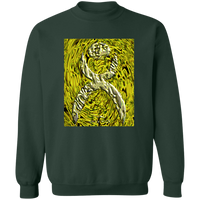 Thumbnail for OOTO - GLYPHIC EN YELLOWED MESS HALTED PHASE X 2 - W YMB G180 Crewneck Pullover Sweatshirt - 4 COLORS -