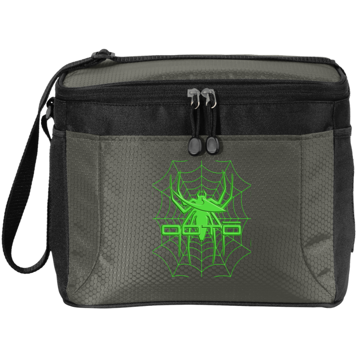 OOTO - DASH AND SPIDER 3 - BG513 12-Pack Cooler - ALONG CAME A SPIDER AND SAT DOWN BESIDE HER AND SAID, "HAND ME A COLD ONE, WOULD YA ? " - 2 COLORS -