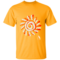 Thumbnail for OOTO - PAINTED SUN WITH BIG STEPPIN GLYPHIC - G500B Youth 5.3 oz 100% Cotton T-Shirt - 14 COLORS -