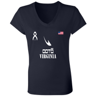 Thumbnail for OOTO - VIRGINIA - B6005 Ladies' Jersey V-Neck T-Shirt - 6 COLORS -