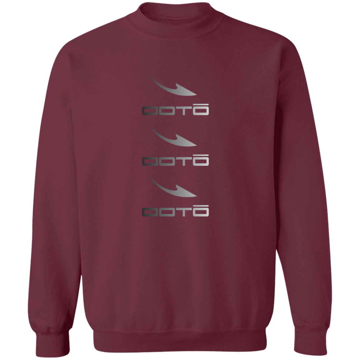 OOTO - DASHES EN TRI COLOR X 3 GO G180 Crewneck Pullover Sweatshirt - 5 COLORS -