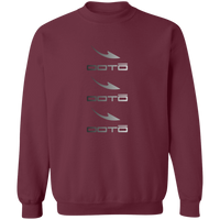 Thumbnail for OOTO - DASHES EN TRI COLOR X 3 GO G180 Crewneck Pullover Sweatshirt - 5 COLORS -