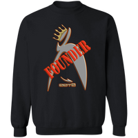 Thumbnail for ITEM 11.) FOUNDER - CROWNED BIG STEPPIN GLYPHIC - G180 Crewneck Pullover Sweatshirt - Men S THRU 5XL - 1 COLOR -