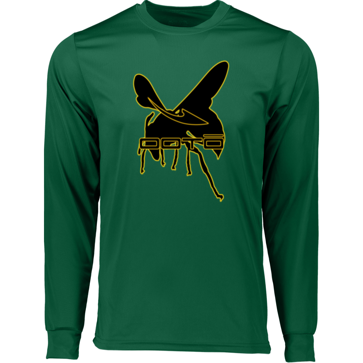 DASH AND HORNET BLACK - 788 Long Sleeve Moisture-Wicking Tee - 6 COLORS -