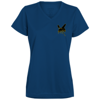 Thumbnail for DASH AND HORNET BLACK - 1790 Ladies’ Moisture-Wicking V-Neck Tee - 7 COLORS -