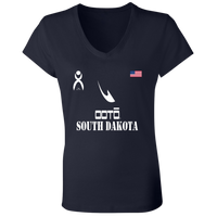 Thumbnail for OOTO - SOUTH DAKOTA - B6005 Ladies' Jersey V-Neck T-Shirt - 6 COLORS -