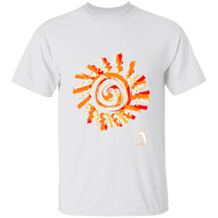 Thumbnail for OOTO - PAINTED SUN WITH BIG STEPPIN GLYPHIC - G500B Youth 5.3 oz 100% Cotton T-Shirt - 14 COLORS -