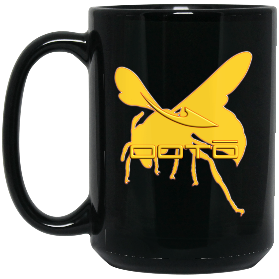 OOTO - DASH AND HORNET - BM15OZ 15 oz. Black Mug - 1 COLOR -