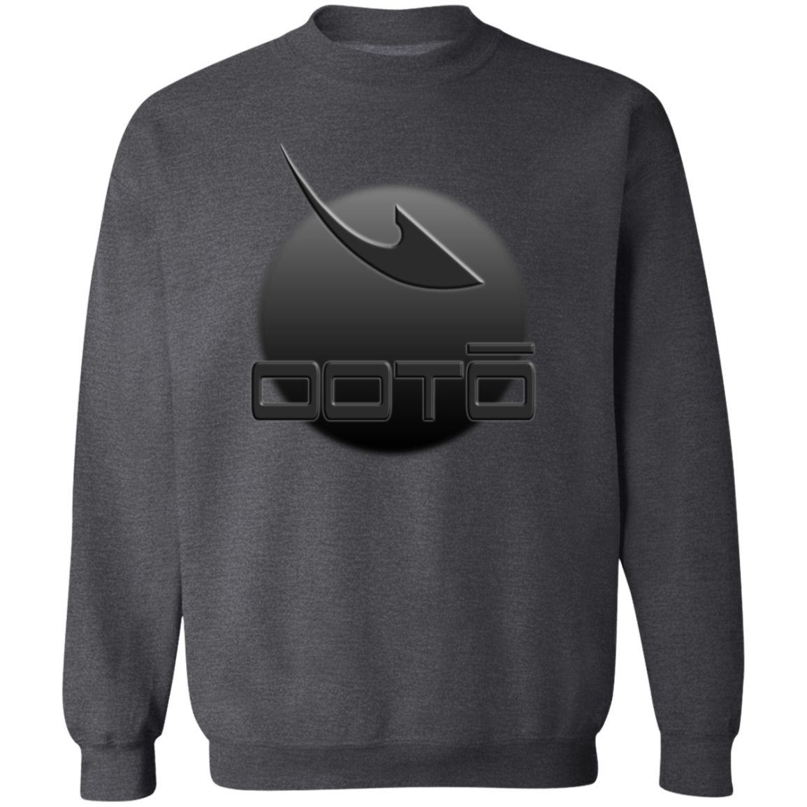 OOTO - DASH EN BLACK DARK MOON -  G180 Crewneck Pullover Sweatshirt - 13 COLORS -