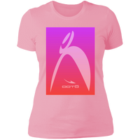 Thumbnail for BIG STEPPIN GLYPHIC GRADIENT - RBW 2 NL3900 Ladies' Boyfriend T-Shirt - Beach or Everyday - 4 COLORS -