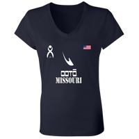 Thumbnail for OOTO - MISSOURI - B6005 Ladies' Jersey V-Neck T-Shirt - 6 COLORS -