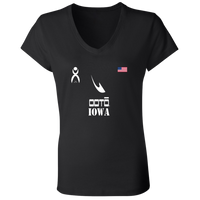 Thumbnail for OOTO - IOWA - B6005 Ladies' Jersey V-Neck T-Shirt - 6 COLORS -