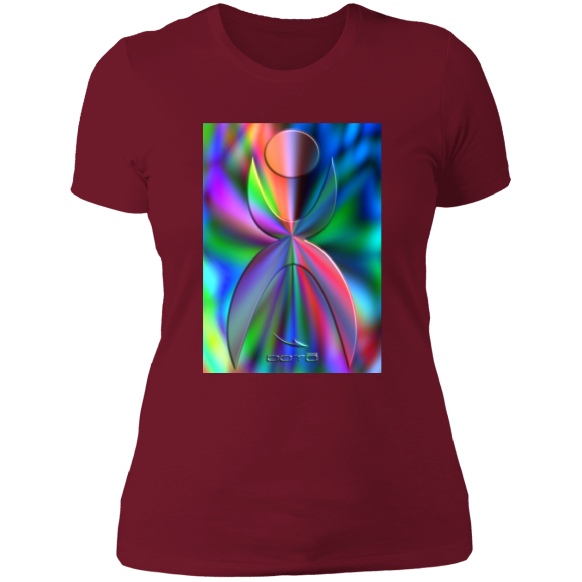 GLYPHIC EN GLASS PRISMATIC - NL3900 Ladies' Boyfriend T-Shirt - 10 COLORS -